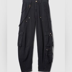 NWT Cult Gaia x Gap Black Cargo Pants